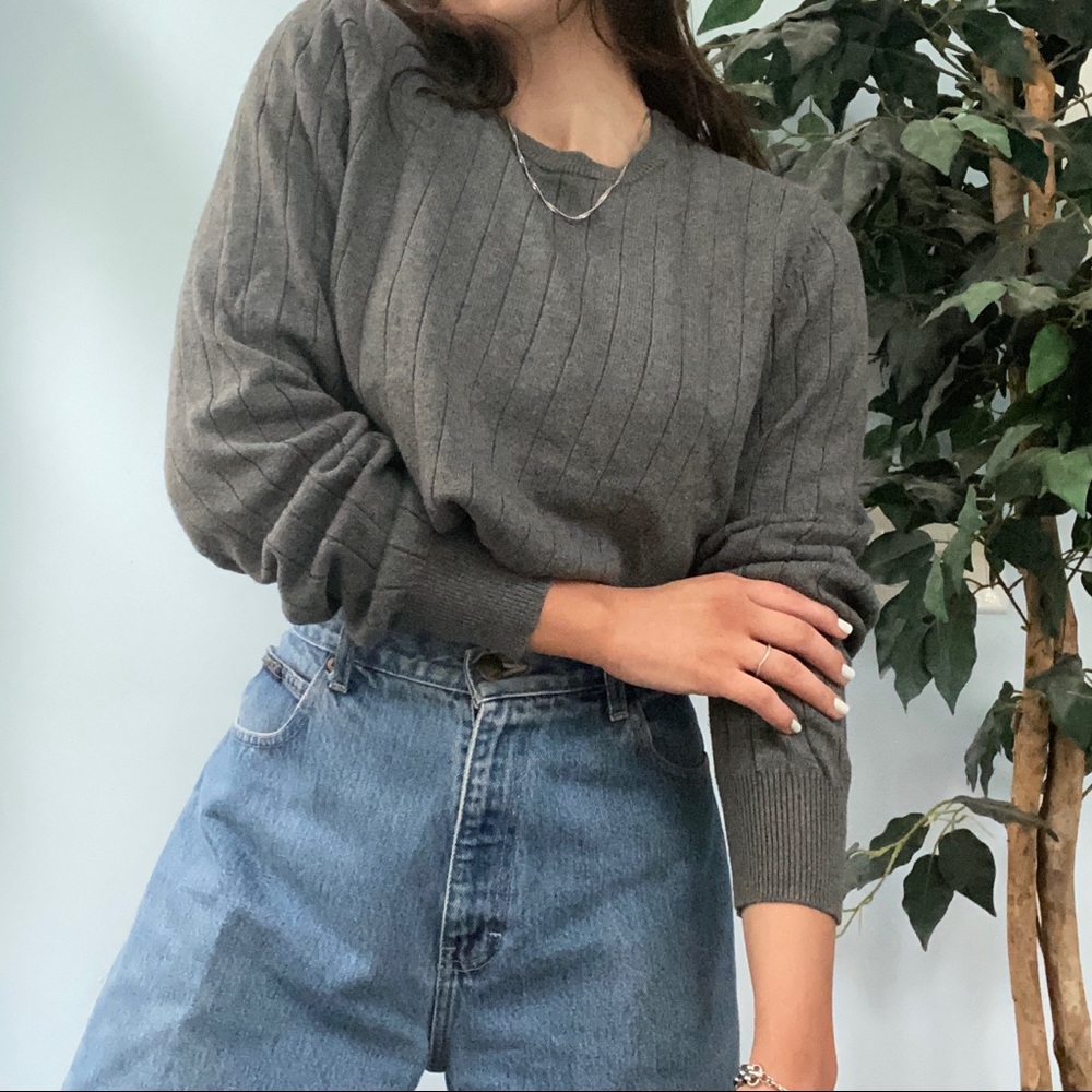 Merona gray vintage sweater